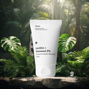 Krem Sane z lecytyną i algami morskimi 3% do nawilżania skóry tłustej 40 ml