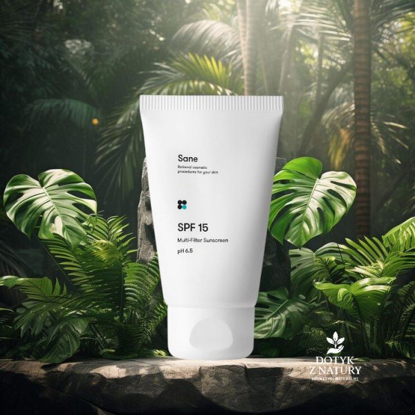 Krem do twarzy Sane z SPF15 - ochrona przeciwsłoneczna i pielęgnacja 40 ml